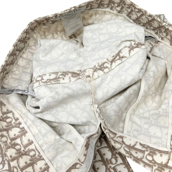 Christian Dior Vintage 2005 Trotter Monogram Pants Bottoms #36 Brown [105699] - Picture 11 of 13
